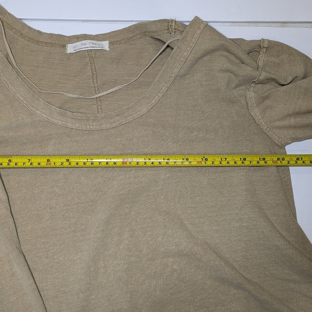 Free People We The Free CC tee slouchy Sz Small - Picture 4 of 7